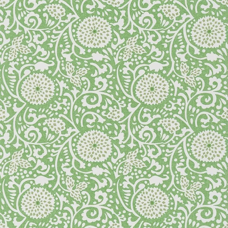 PDG1147/06 Shaqui Porcelaine De Chine Emerald Wallpaper by Designers Guild