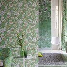 PDG1148/02 Fleur D'Assam Porcelaine De Chine Emerald Wallpaper by Designers Guild