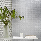 PDG1150/04 Jaal Porcelaine De Chine Platinum Wallpaper by Designers Guild