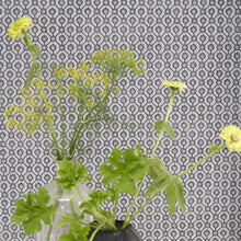 PDG1150/04 Jaal Porcelaine De Chine Platinum Wallpaper by Designers Guild