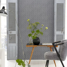 PDG1150/05 Jaal Porcelaine De Chine Graphite Wallpaper by Designers Guild