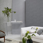 PDG1150/05 Jaal Porcelaine De Chine Graphite Wallpaper by Designers Guild