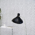 PDG1151/01 Pergola Trellis Porcelaine De Chine Graphite Wallpaper by Designers Guild