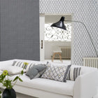 PDG1151/01 Pergola Trellis Porcelaine De Chine Graphite Wallpaper by Designers Guild