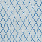 PDG1151/04 Pergola Trellis Porcelaine De Chine Cobalt Wallpaper by Designers Guild