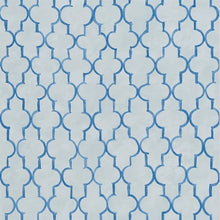 PDG1151/04 Pergola Trellis Porcelaine De Chine Cobalt Wallpaper by Designers Guild