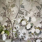PDG1152/02 Fleur Orientale Porcelaine De Chine Pale Birch Wallpaper by Designers Guild