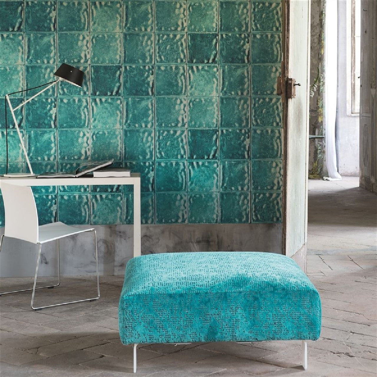 PDG646/02 Aquarelle Palasini Wallpaper by Designers Guild