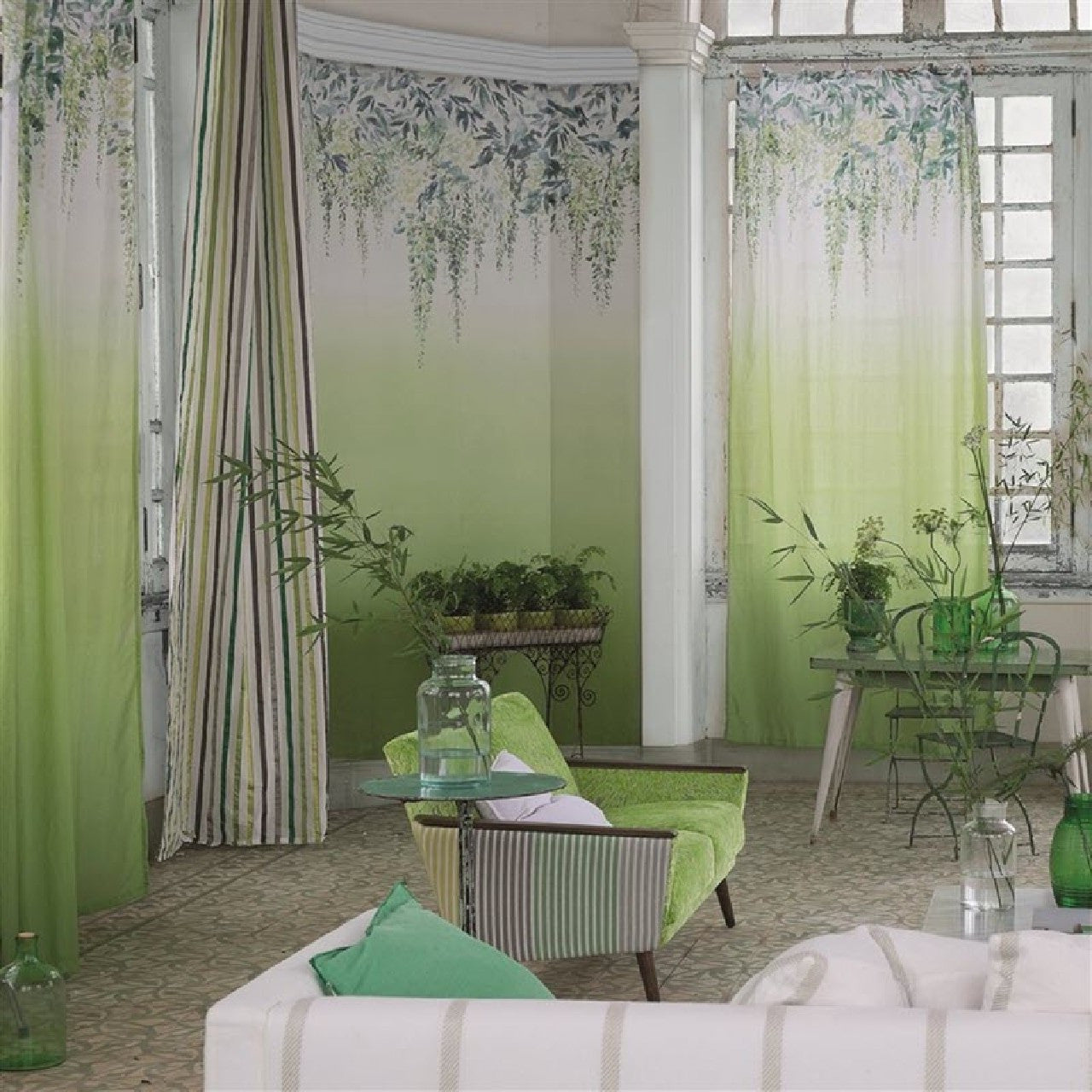 PDG657/01 Summer Palace Scenes and Murals Wallpaper By Designers Guild