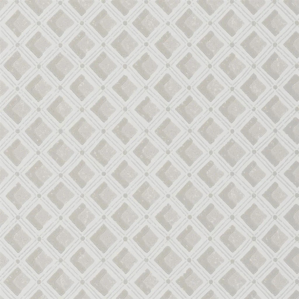 PEH0002/01 Amsee Geometric English Heritage Plaster Wallpaper by Designers Guild