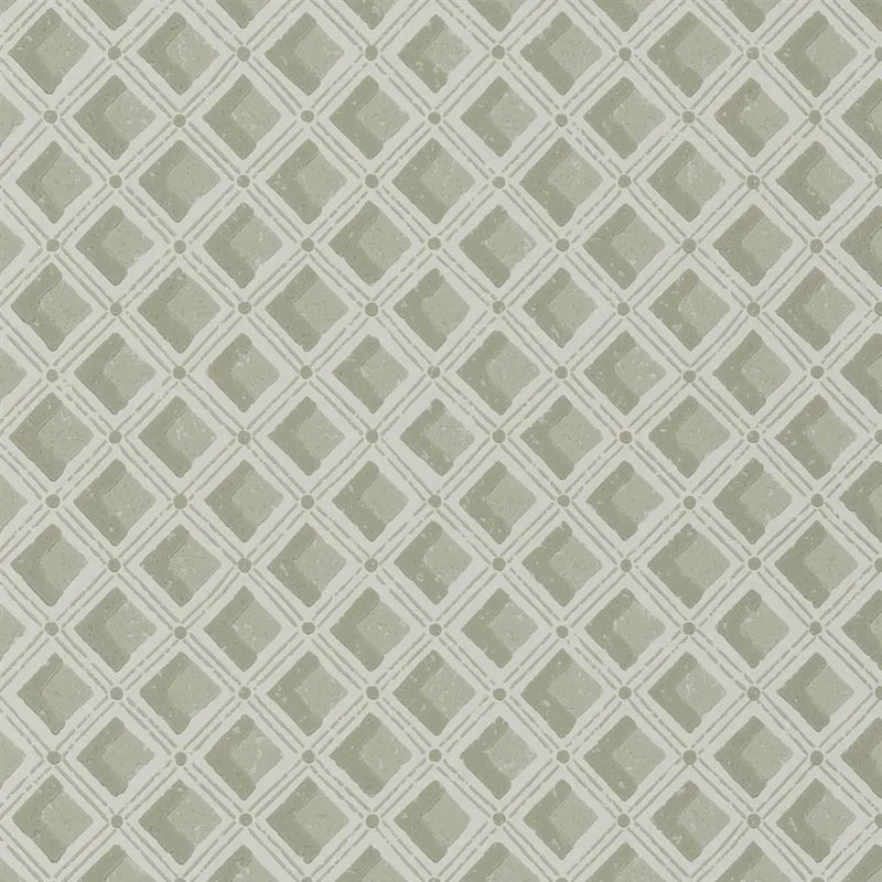 PEH0002/04 Amsee Geometric English Heritage Lichen Wallpaper by Designers Guild