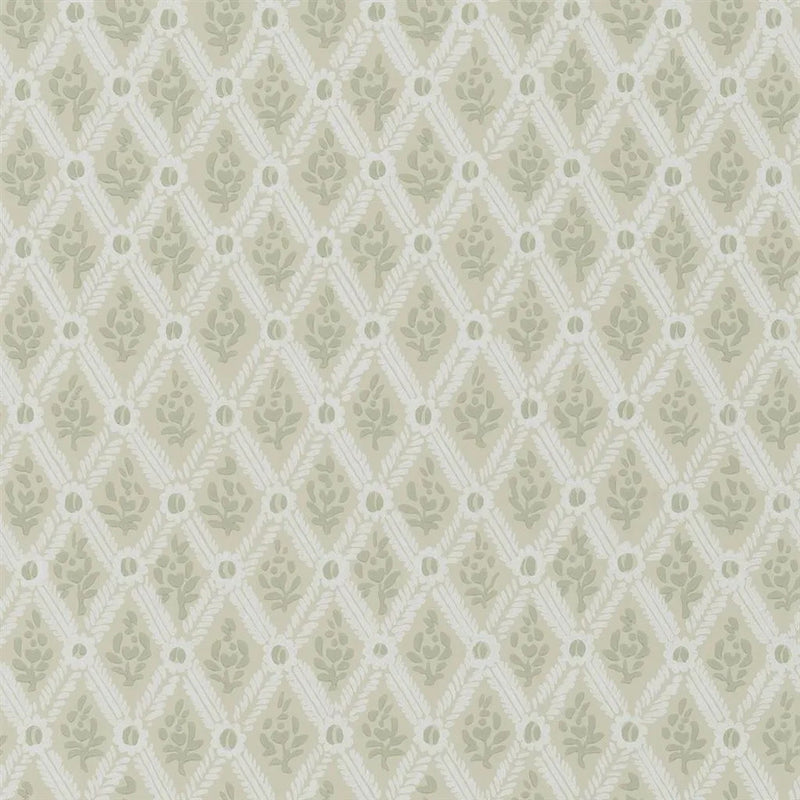 PEH0003/03 St John Street Trellis English Heritage Willow Wallpaper by Designers Guild