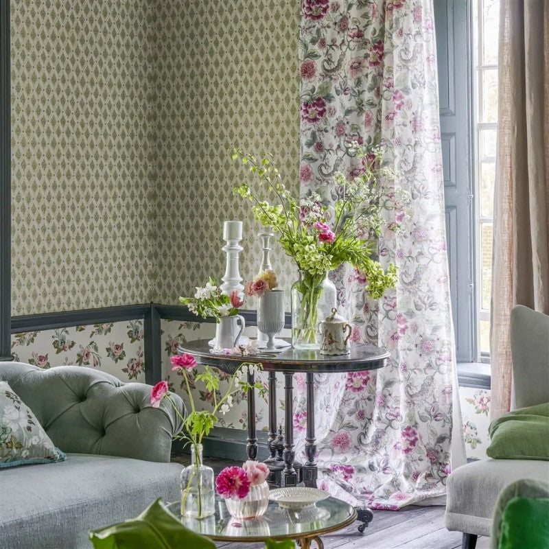 PEH0003/03 St John Street Trellis English Heritage Willow Wallpaper by Designers Guild