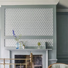 PEH0003/04 St John Street Trellis English Heritage Duck Egg Wallpaper by Designers Guild