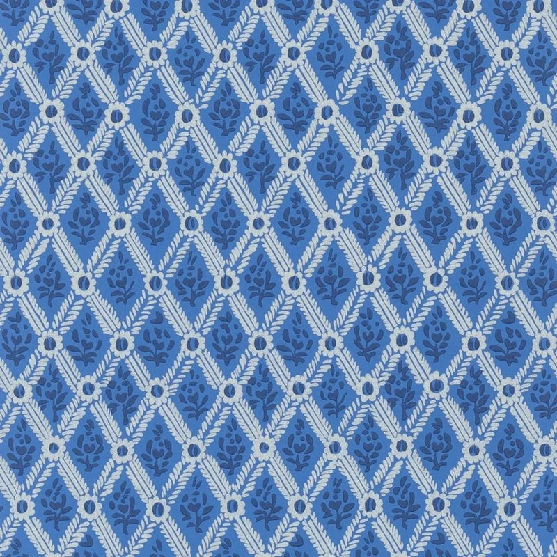 PEH0003/07 St John Street Trellis English Heritage Ink Wallpaper by Designers Guild