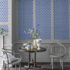 PEH0003/07 St John Street Trellis English Heritage Ink Wallpaper by Designers Guild