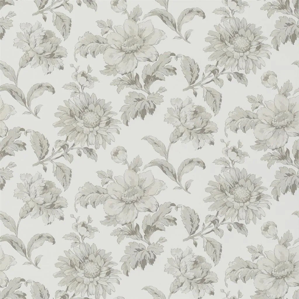 PEH0004/01 English Garden Floral English Heritage Birch Wallpaper by Designers Guild
