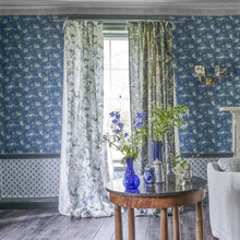 PEH0005/03 Carlisle Fauna English Heritage Woad Wallpaper by Designers Guild