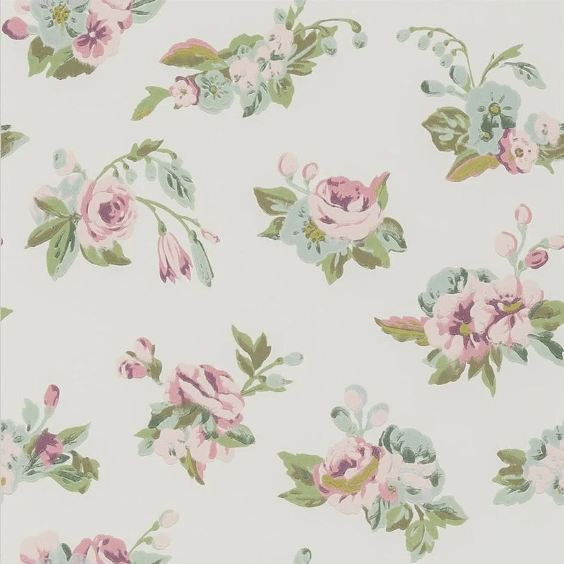 PEH0006/01 Craven Street Flower English Heritage Rose Wallpaper by Designers Guild