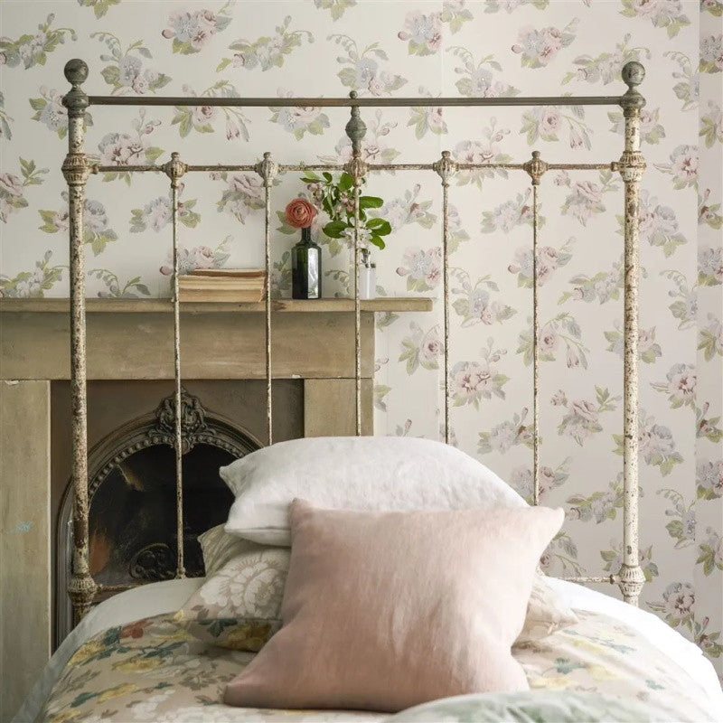 PEH0006/01 Craven Street Flower English Heritage Rose Wallpaper by Designers Guild