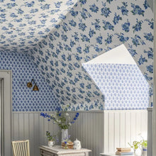 PEH0006/03 Craven Street Flower English Heritage Delft Wallpaper by Designers Guild
