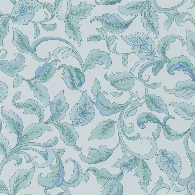 PEH0007/02 Piccadilly Park English Heritage Delft Wallpaper by Designers Guild