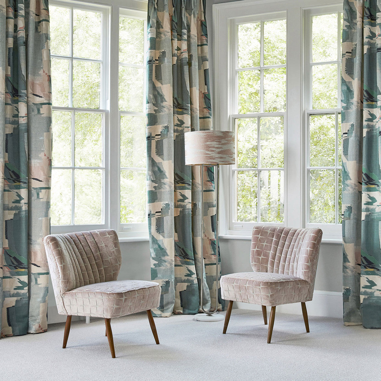 Perspective Reflect Fabric by Harlequin