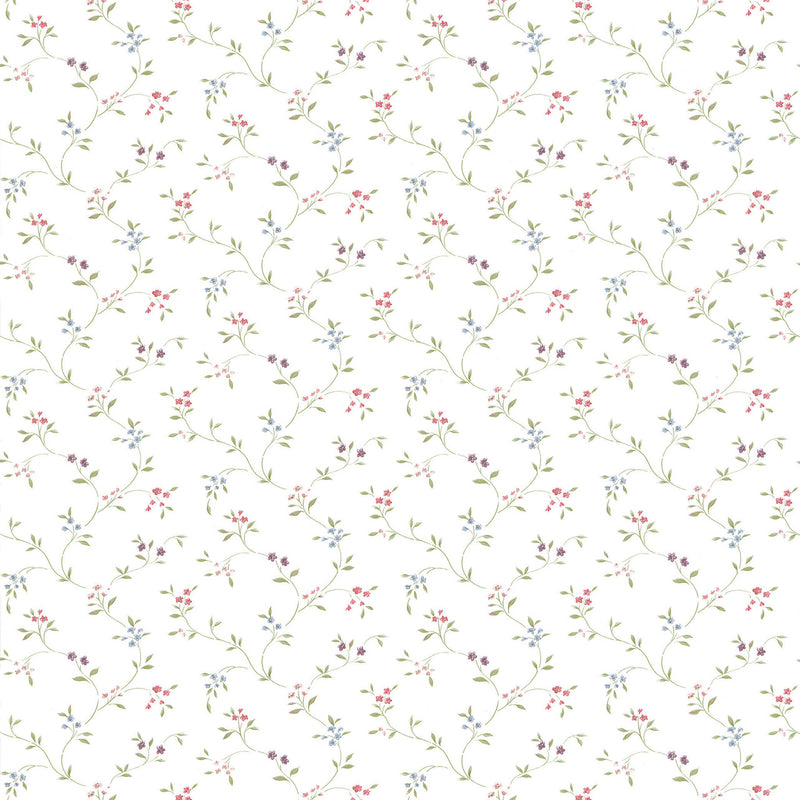 PF38105 Small Floral Trail Pretty Prints Wallpaper By Galerie