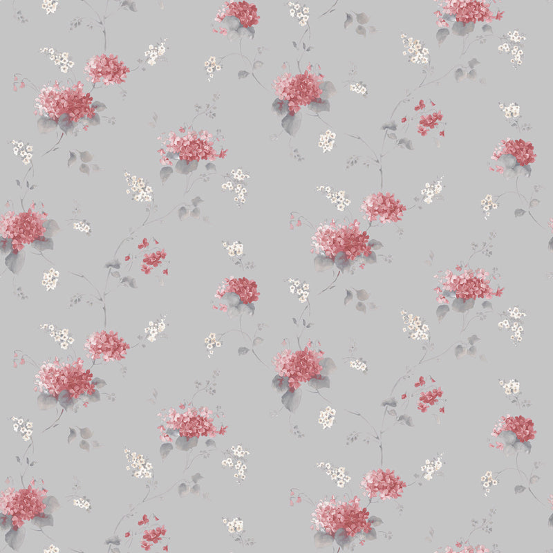 PF38107 Hortensia Trail Pretty Prints Wallpaper By Galerie