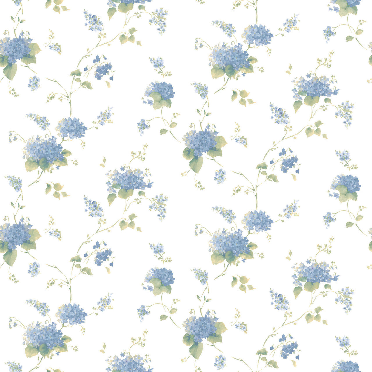 PF38108 Hortensia Trail Pretty Prints Wallpaper By Galerie