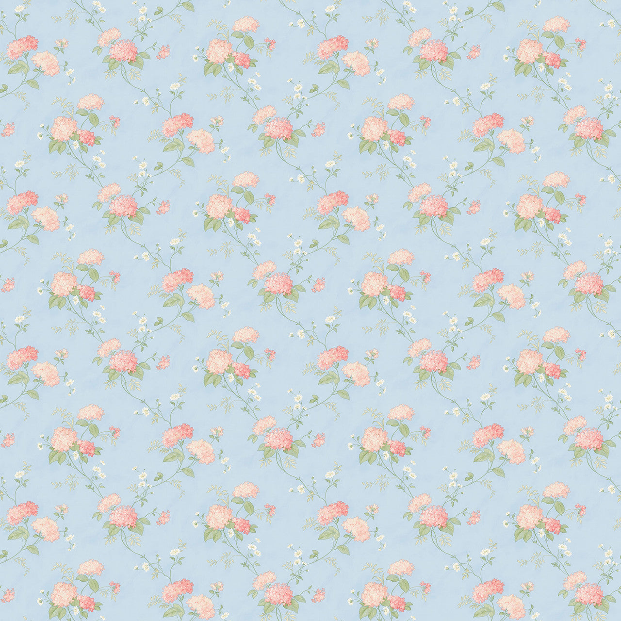 PF38149 Mini Hydrangea Trail Pretty Prints Wallpaper By Galerie