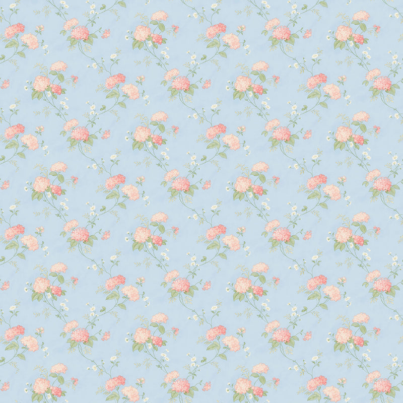 PF38149 Mini Hydrangea Trail Pretty Prints Wallpaper By Galerie