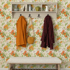 Peach Harvest Orange Wallpaper by Voyage Maison | PHARVES/WPO/MUL