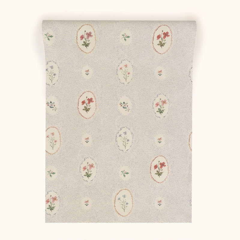 W-BS-CO-SB-25-70 Bibury Sprig Sky Blue Wallpaper by Parker & Jules