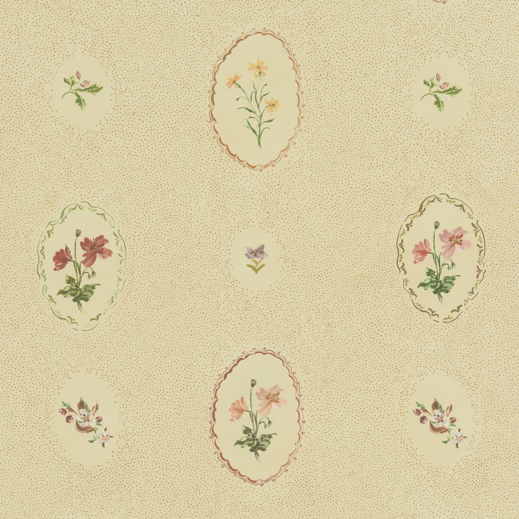 W-BS-CO-T-25-70 Bibury Sprig Tea Wallpaper by Parker & Jules