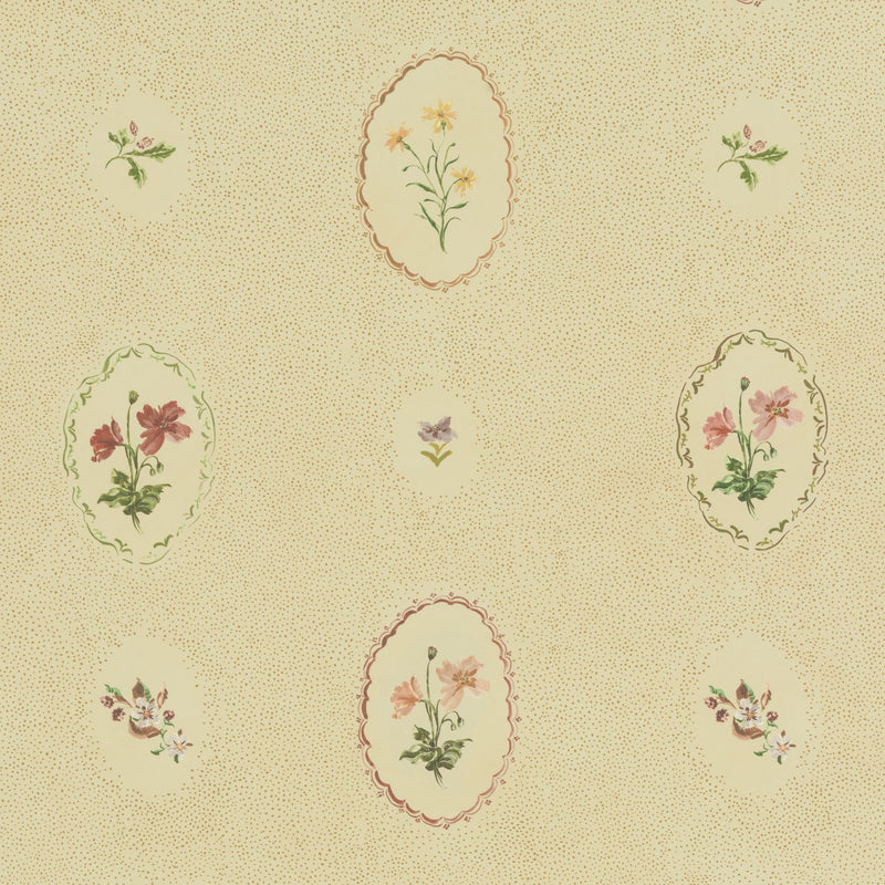 W-BS-CO-T-25-70 Bibury Sprig Tea Wallpaper by Parker & Jules