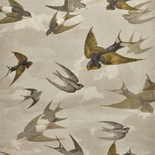 PJD6003/03 Chimney Swallows Sepia Picture Book Paper Wallpaper by Designers Guild