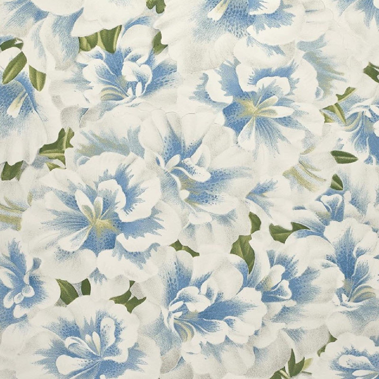 PJD6004/04 Variegated Azalea Swedish Blue Picture Book Paper Wallpaper by Designers Guild