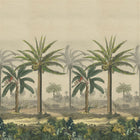 PJD6008/01 Palm Trail Scene 2 Picture Book Papers Sepia Wallpaper by John Derian
