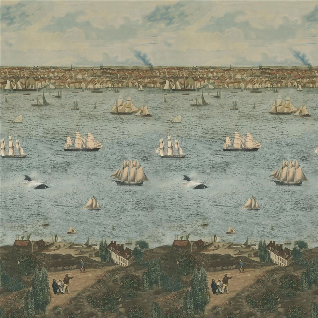 Seaport Ocean Scenes and Murals II Wallpaper By Designers Guild