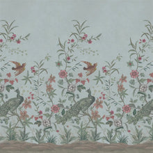 PJD6013/02 Peacock Toile Scene Picture Book Papers II Wallpaper by John Derian