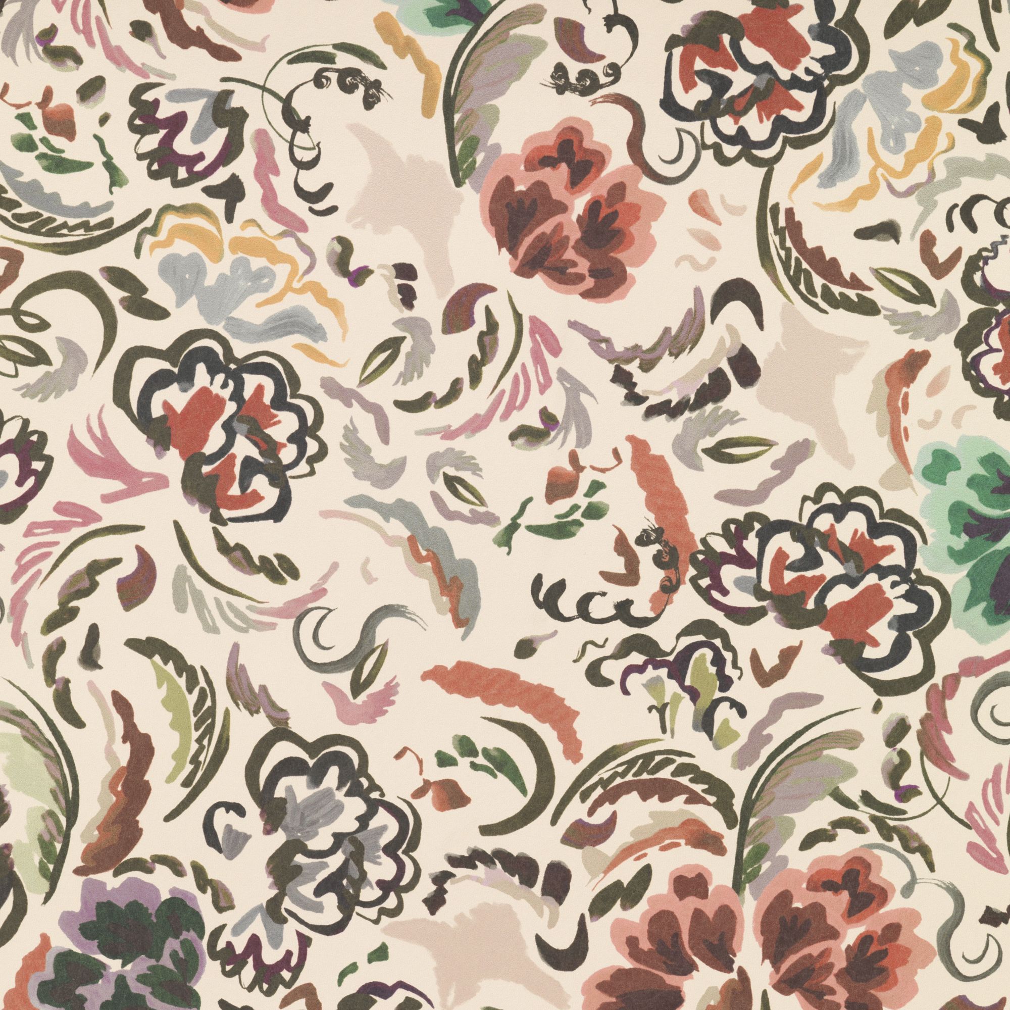 W-BPT-CO-VI-24-52 Bloomsbury Petite Virginia Wallpaper by Parker & Jules