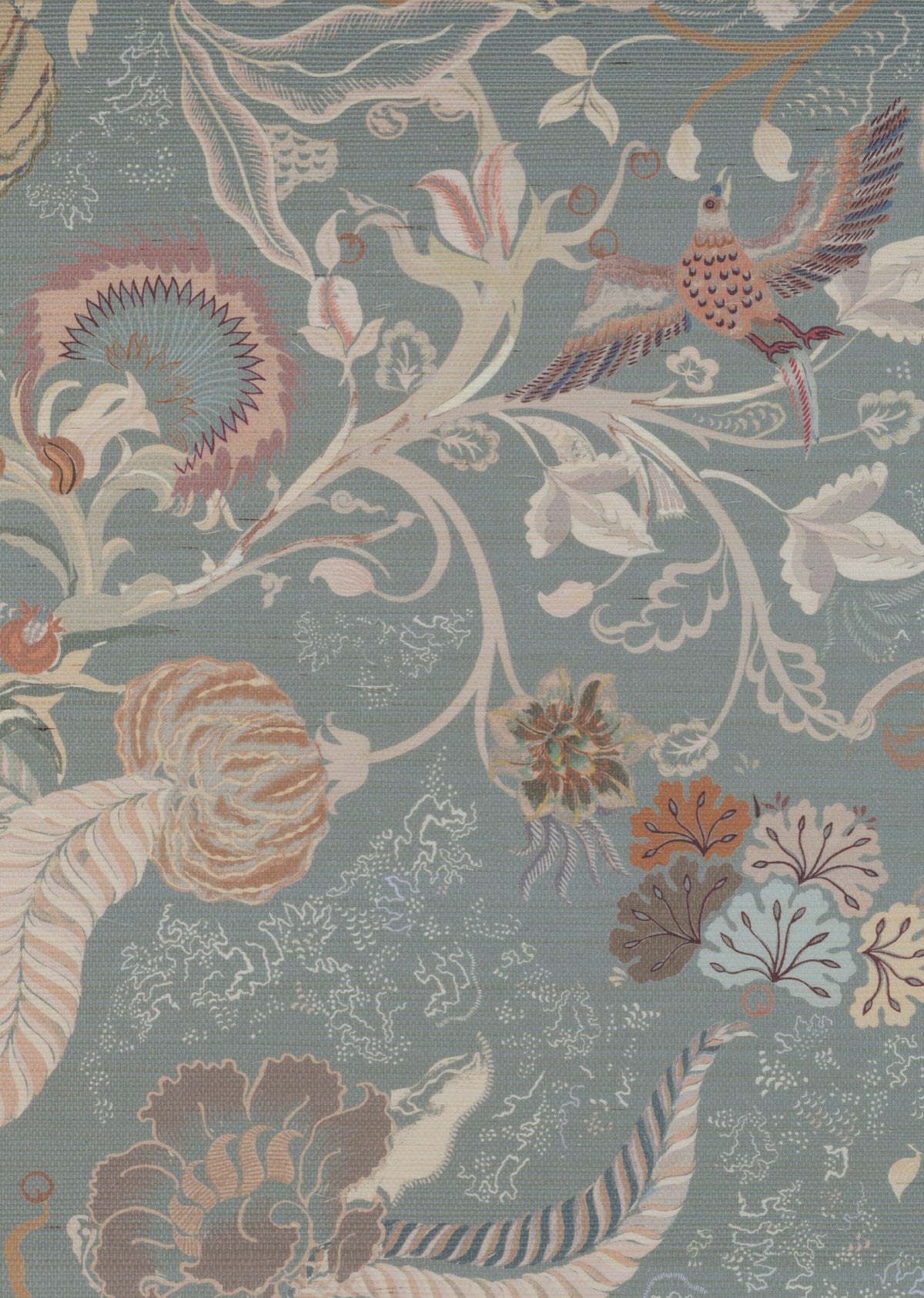 Chintz 21 Washbrook Grasscloth Wallpaper by Parker & Jules