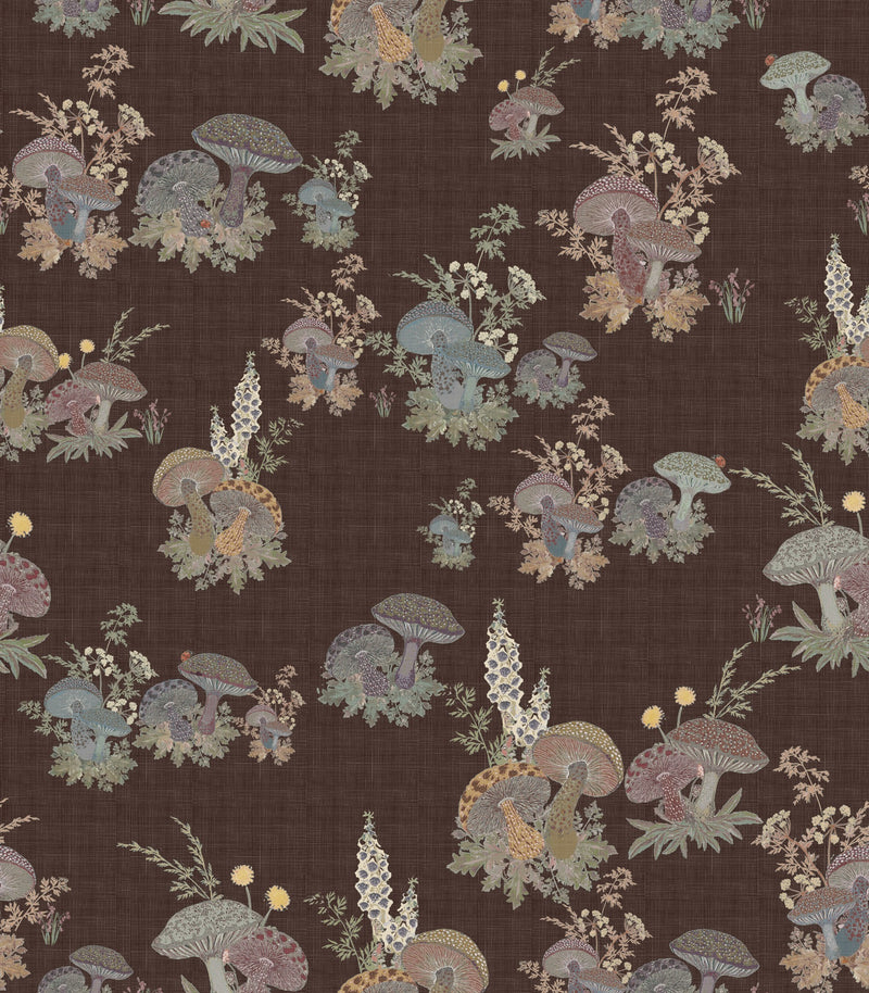 Spicewood Chocolate Wallpaper by Parker & Jules