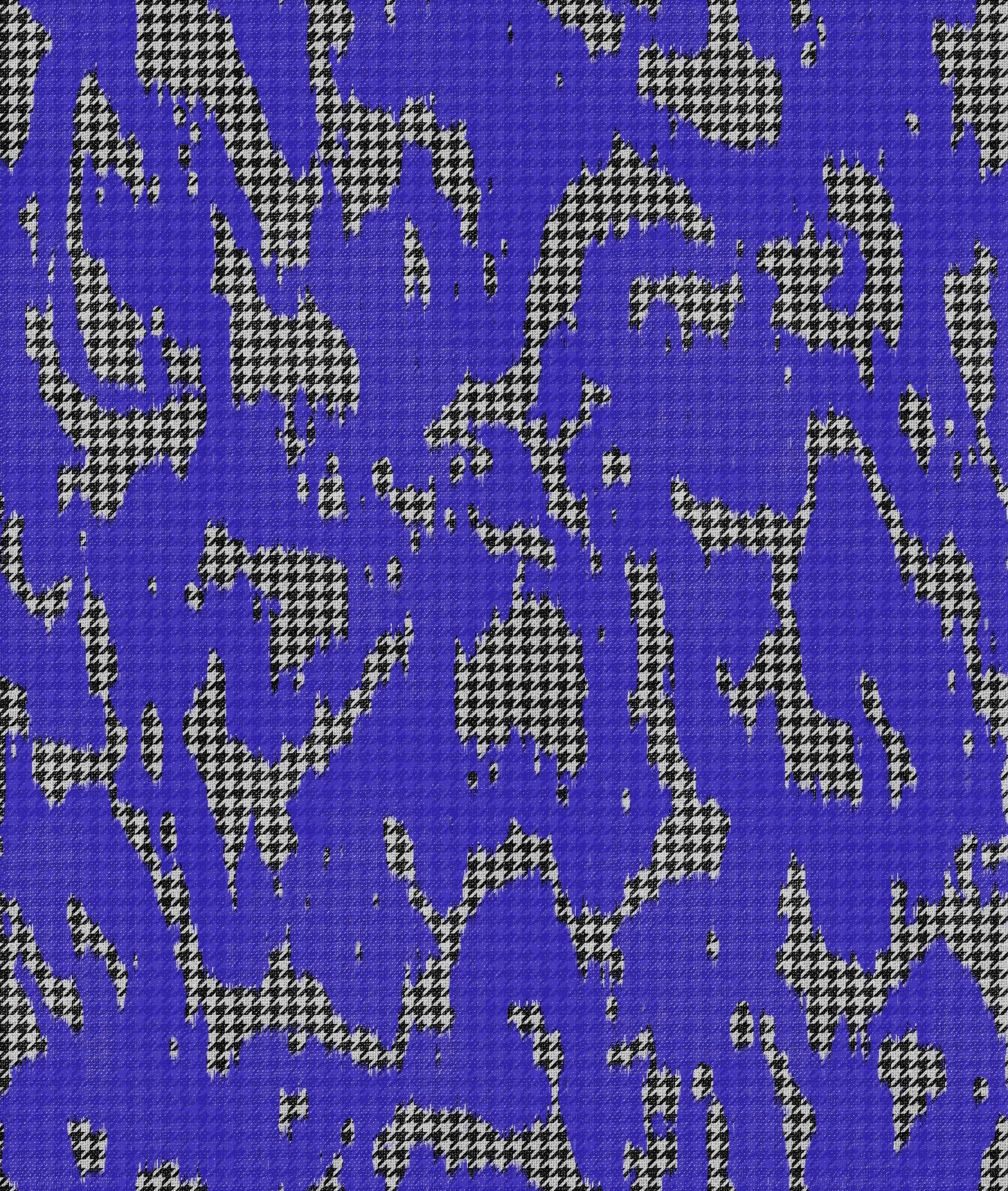 PL5001-1 Moire Screen Blue Playful Layers Wallpaper by Tres Tintas