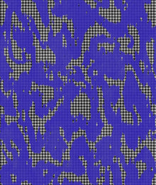 PL5001-1 Moire Screen Blue Playful Layers Wallpaper by Tres Tintas