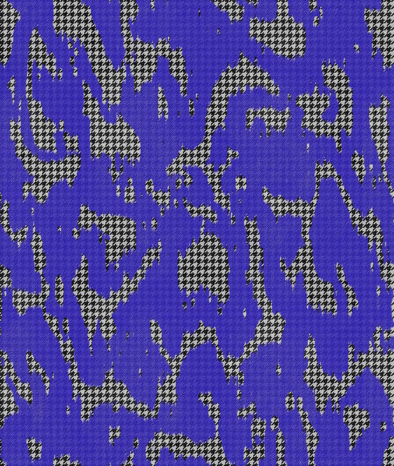 PL5001-1 Moire Screen Blue Playful Layers Wallpaper by Tres Tintas