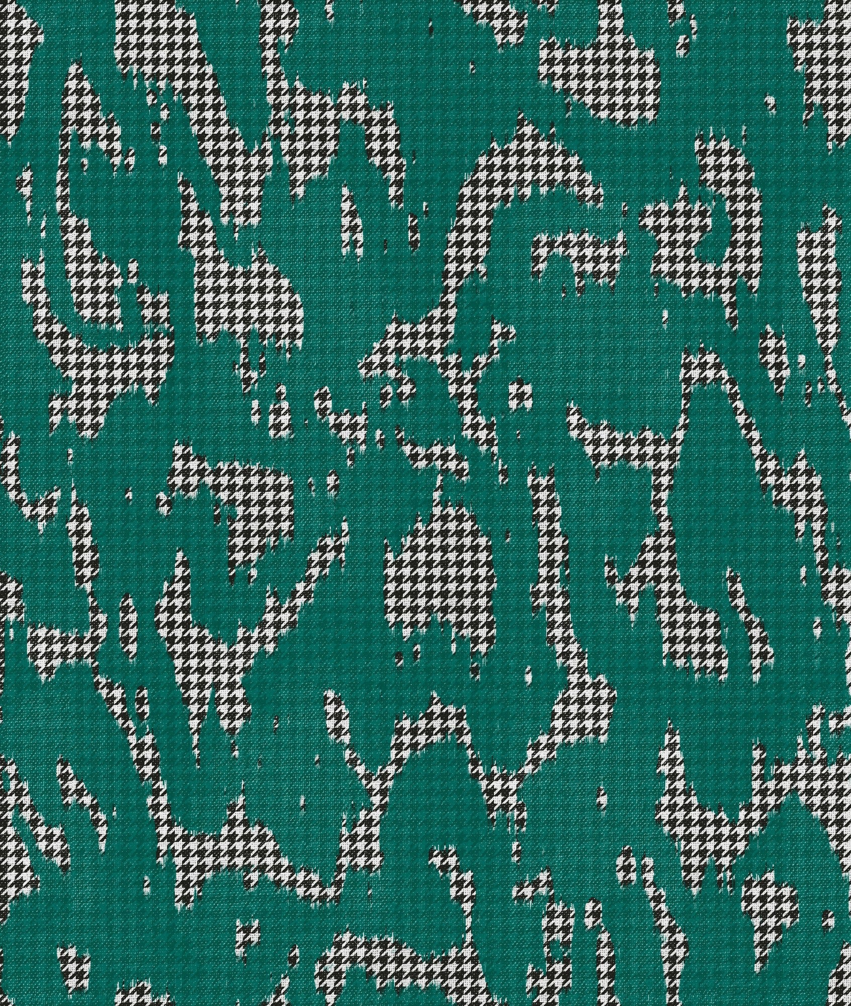 PL5001-5 Moire Screen Green Playful Layers Wallpaper by Tres Tintas