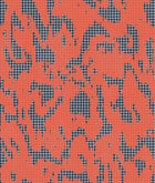 PL5001-6 Moire Screen Coral Playful Layers Wallpaper by Tres Tintas