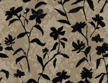 PL5002-1 Blooming Damask Black Playful Layers Wallpaper by Tres Tintas